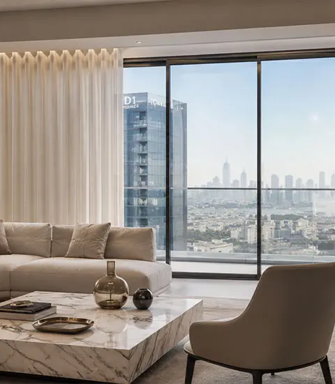 D1 Tower Al Jadaf Wave Curtains