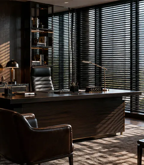 Gucci Office Motorised Blinds