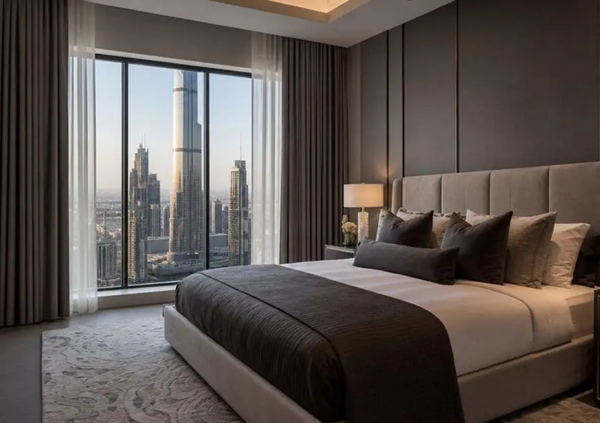 Curtains in Emirates Hills